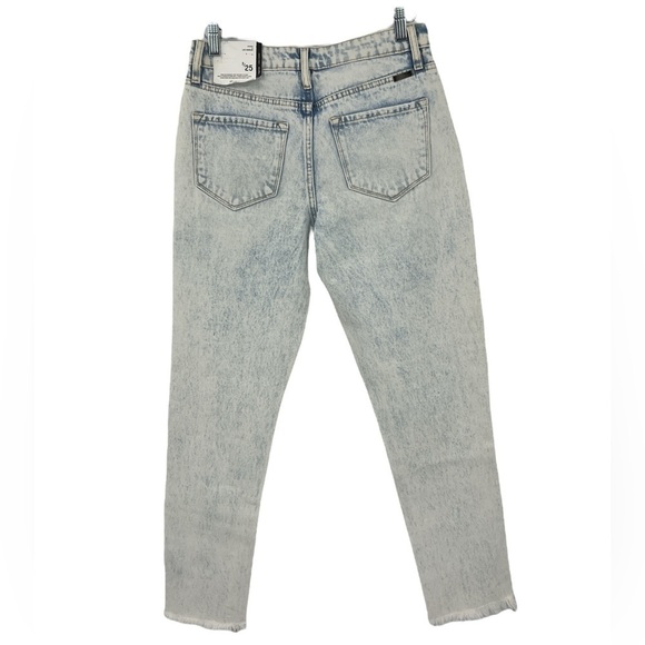 KanCan hi rise ankle skinny acid wash distressed, jeans, size 25 new tags - Picture 3 of 8